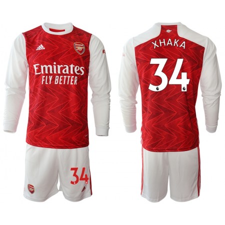 Arsenal Granit Xhaka 34 Kind Thuistenue 2020-21 L/S Arsenal Granit Xhaka 34 Kind Thuistenue 2020-21 L/S